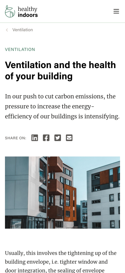 Designing healthier, more productive indoor spaces