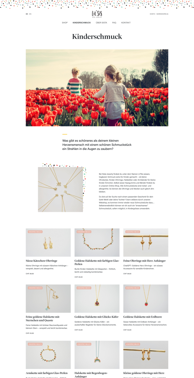 Handmade jewellery, at home online