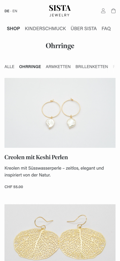 Handmade jewellery, at home online